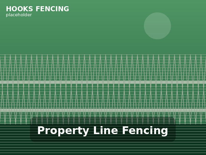 Rural fence line