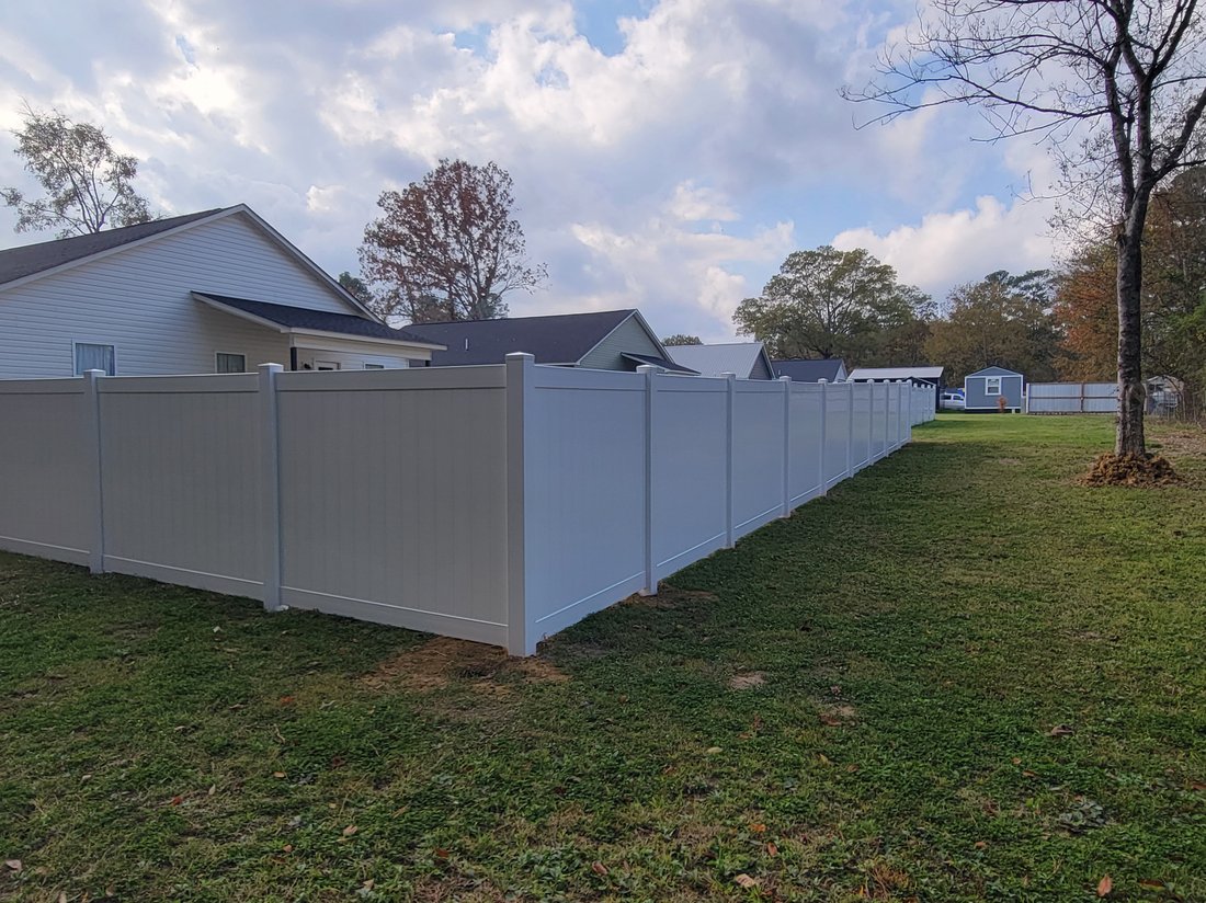 Vinyl Fence